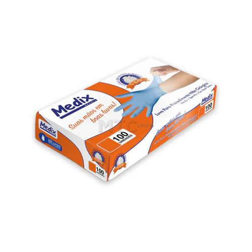 Luva Nitrílica - 100un - Medix