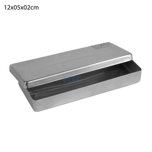 Estojo Inox Liso - Fava 12x5x2cm