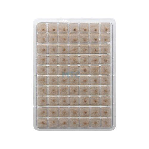 Placa Ponto Semente Clara Para Auriculoterapia Micropore Quadrado - 70un - MaisPonto