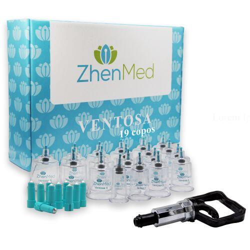 Kit Ventosa c/19 Copos - ZhenMed + Pinos Magnéticos