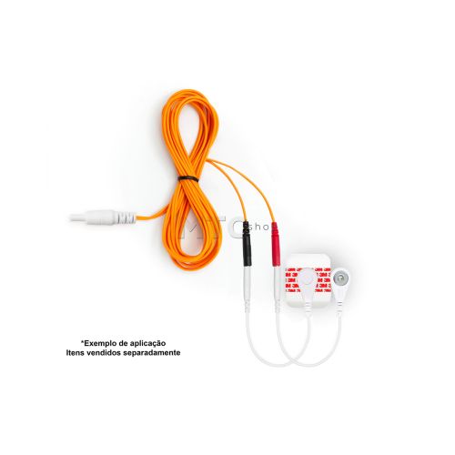 Emenda pino 2mm com conector de pressão 3,9mm NKL