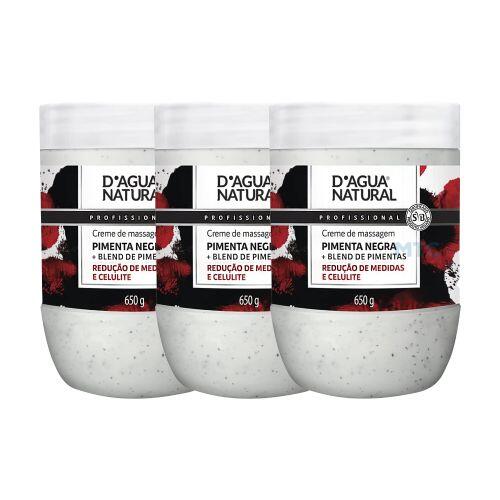 3 Cremes de Pimenta Negra 650g