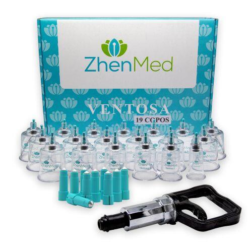 Kit Ventosa c/19 Copos - ZhenMed + Pinos Magnéticos