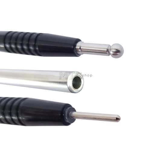 Kit com cabo bastão com ponta simples + ponta bola para cabo pino 2mm