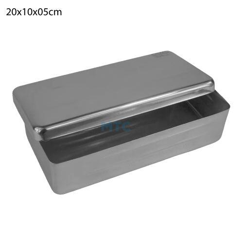 Estojo Inox Liso - Fava 20x10x5cm