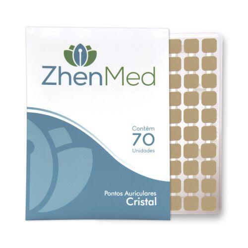 Placa Ponto Cristal Para Auriculoterapia - 70un - ZhenMed