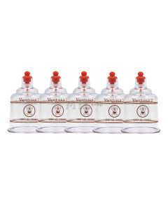 5 Copos em Acrílico Para Ventosa